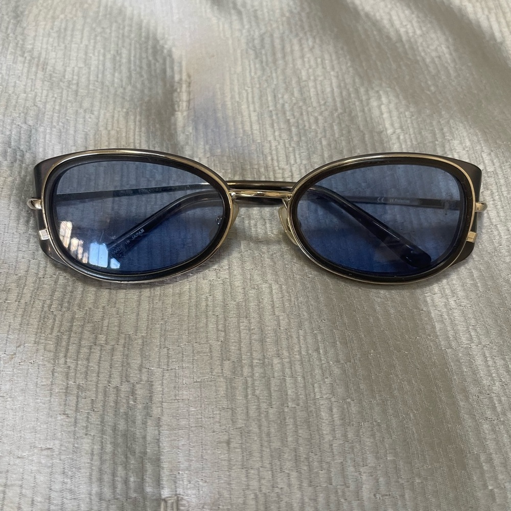 Jean Paul Gaultier Blue and Gold Sunglasses